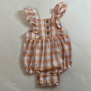 Plaid romper